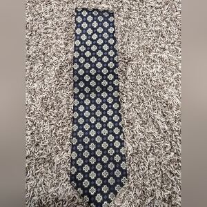 FRATELLI MODA 100% SILK HANDMADE ITALY MENS TIE GEOMETRIC